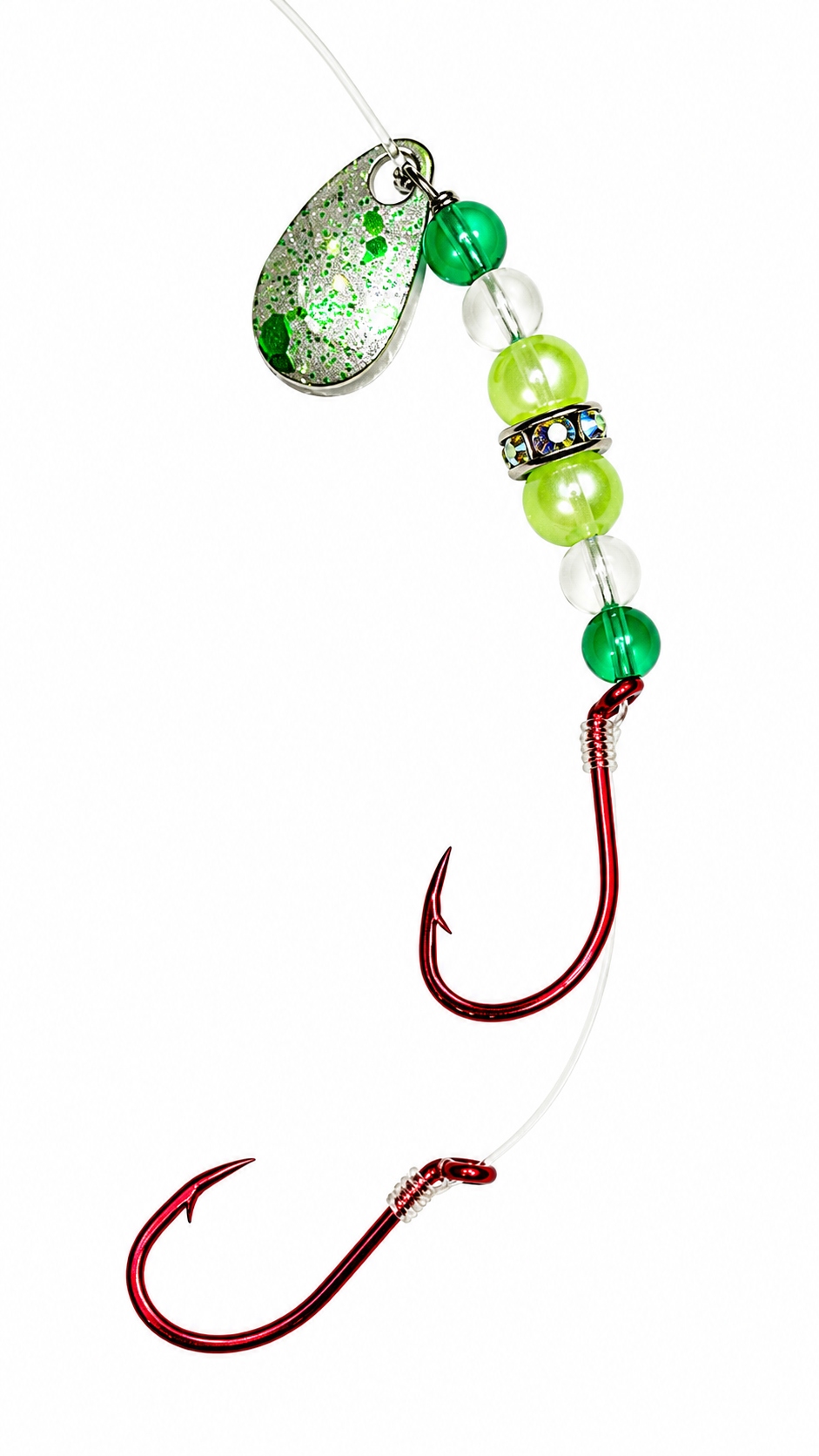 Green Splatter Spinner Blade