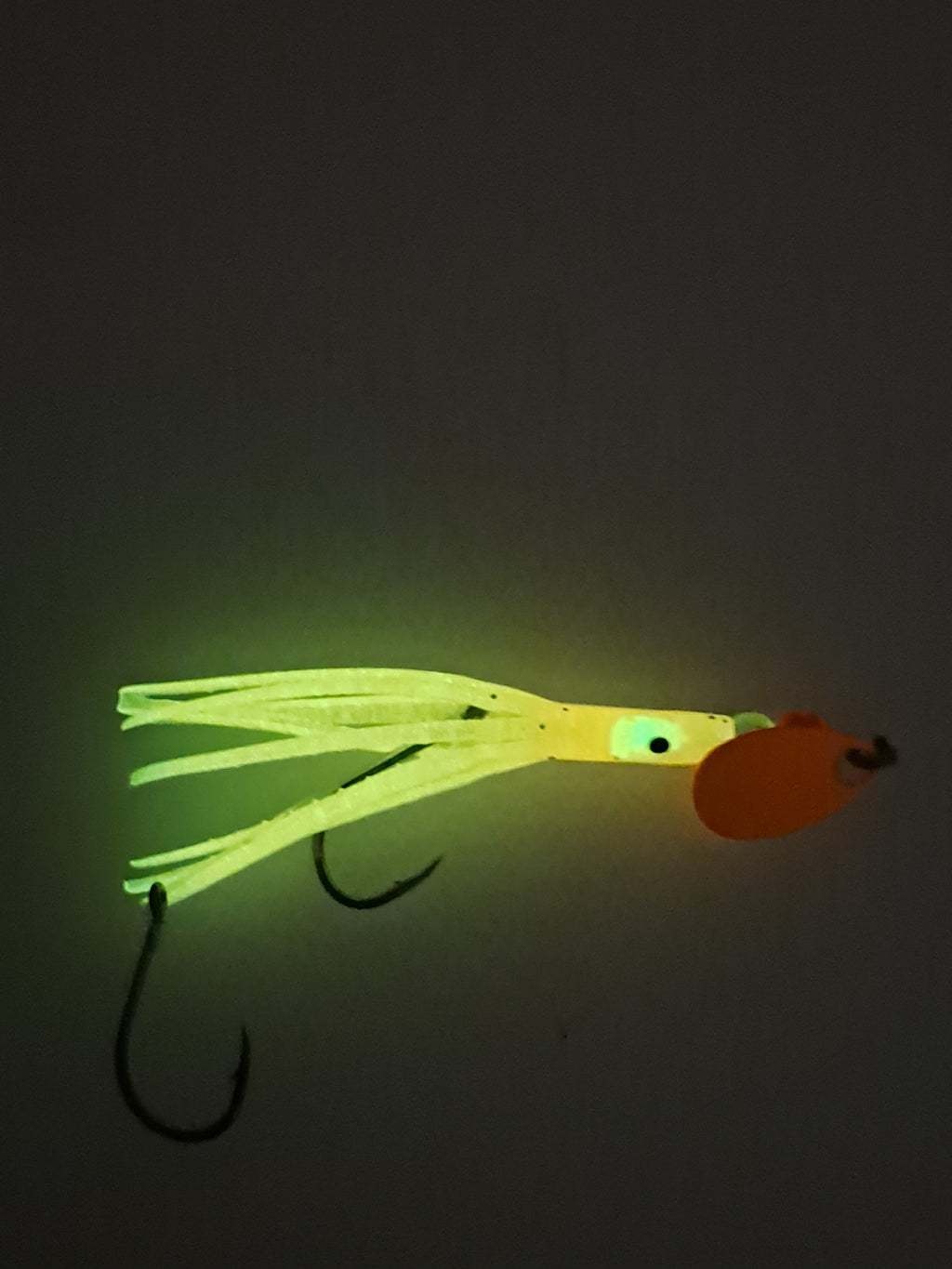 Needle micro hoochie with glow