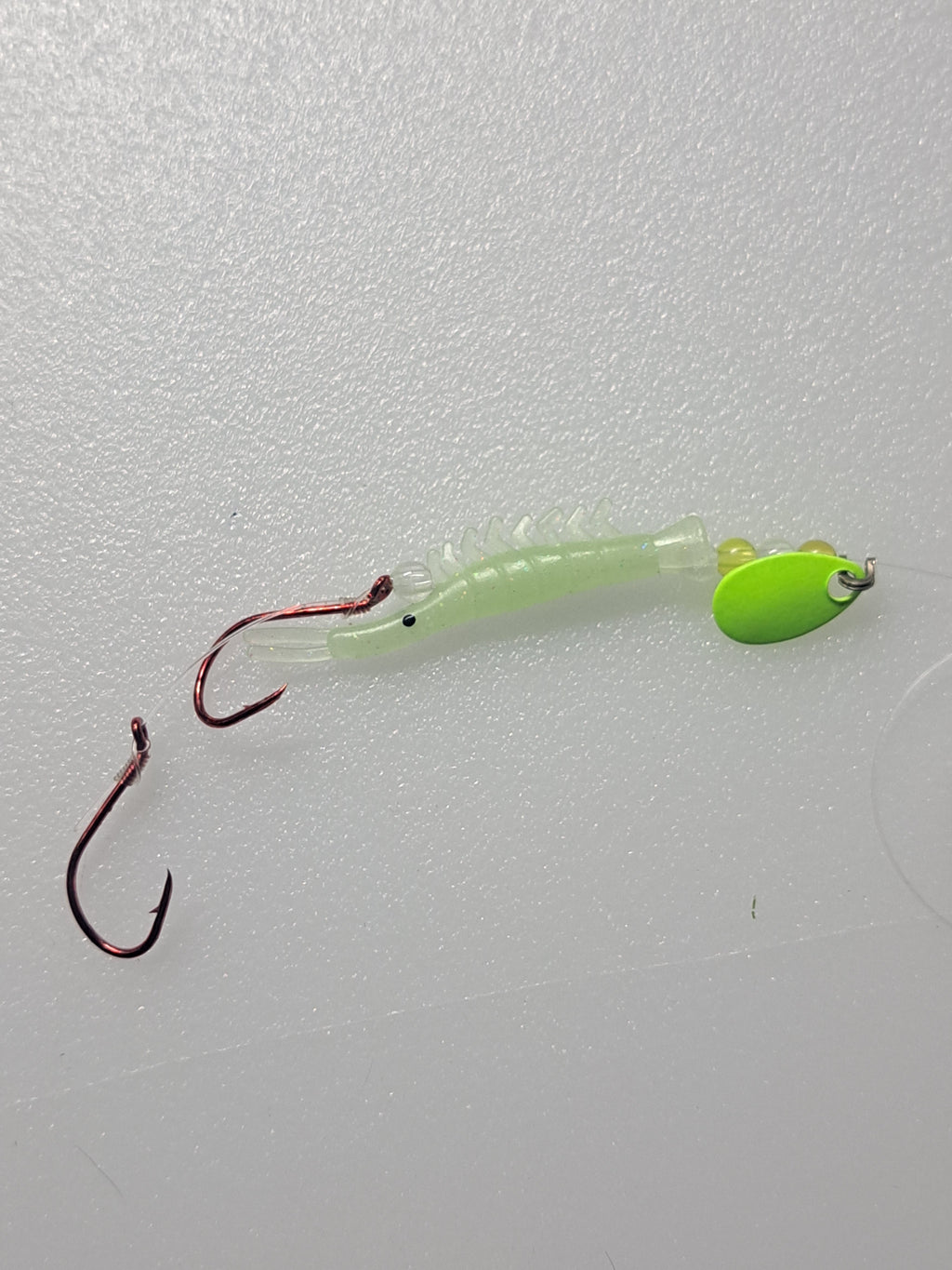 Micro shrimp spinner with uv