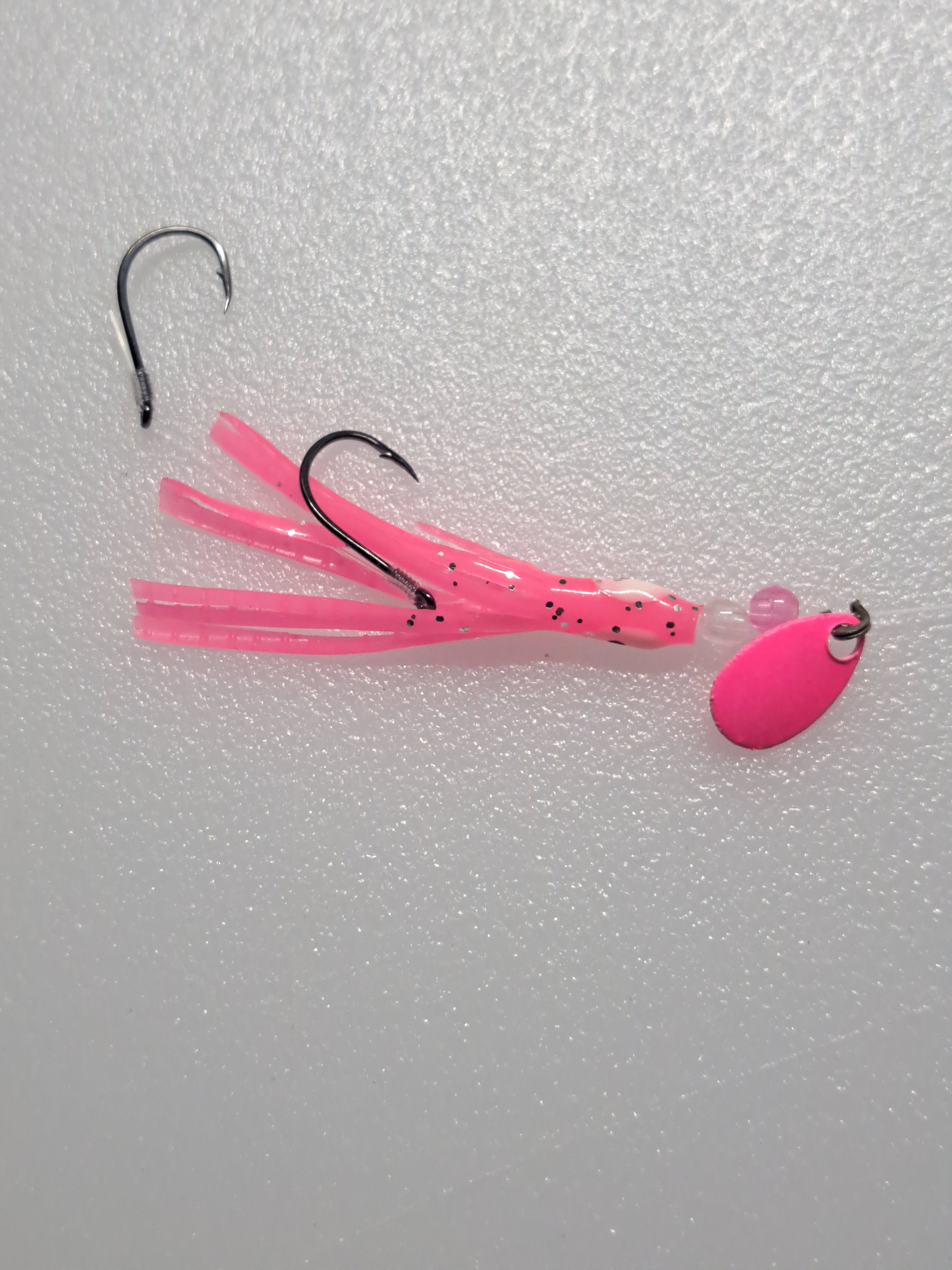Needle micro hoochie with glow